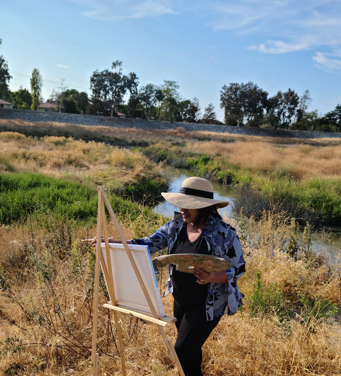 Artist - lakshmishankarreddy- bay area artist- plein air painting-