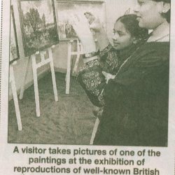 artist- Lakshmi Shankarreddy - San Francisco Bay Area - art show - California- times of India newspaper - British council - Bengaluru