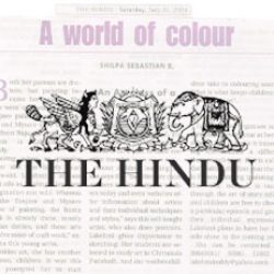 a world of color- artist - lakshmi Shankarreddy- oil paintings - art shows - the Hindu - newspaper - art classes fuzzy