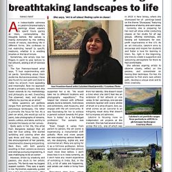 artist- Lakshmi Shankarreddy - San Francisco Bay Area - art show- New India abroad - news